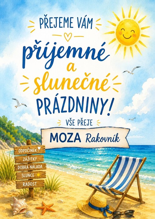 MOZA přeje hezké léto...