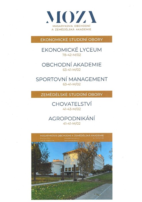 Spojení MOA a SZeŠ