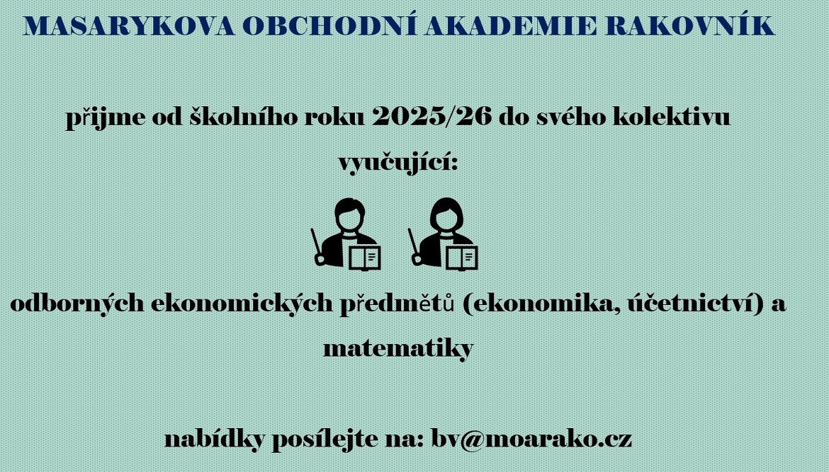 MOA nabízí pracovní místo pedagoga...